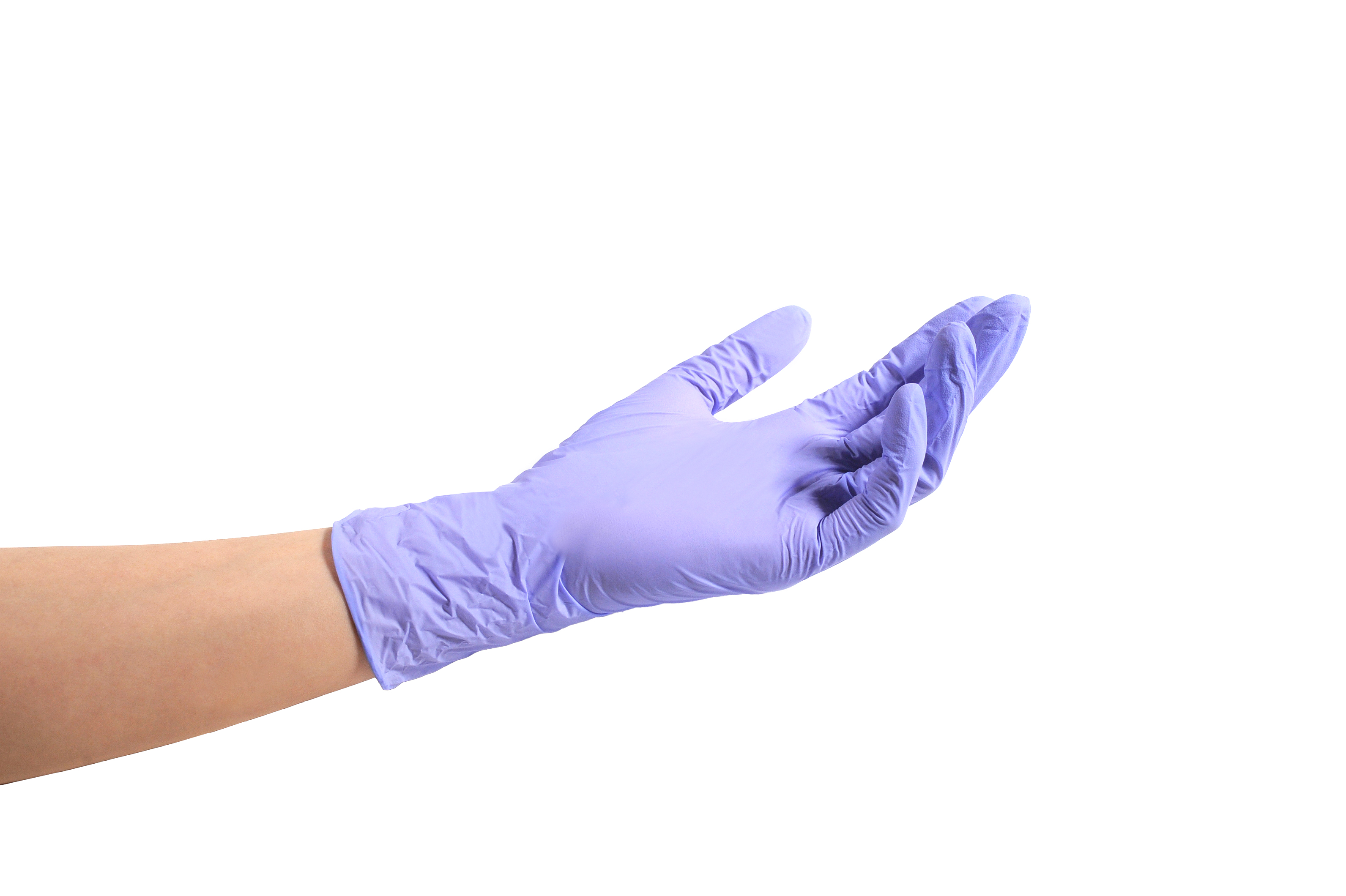 ニトリル手袋 紫 粉無し | Nitrile Fit Gloves 紫 - 明成株式会社